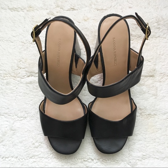 banana republic block heel sandal